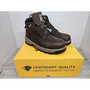 Women's HERMAN SURVIVORS Brown Iselburg Steel Toe Work Boots Size 9.5 New In Box